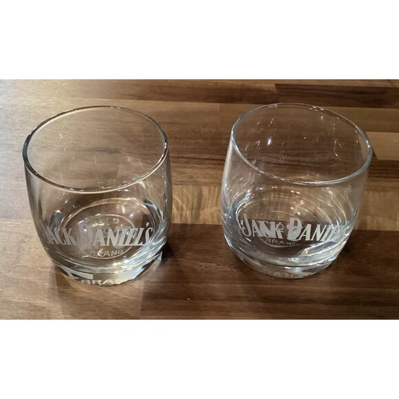 Set Of 2 Jack Daniels OLD No 7 Whiskey Glasses - Picture 2 of 11
